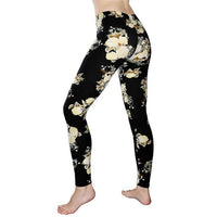 New 2019 Print Flower Leggings Leggins Plus Size Legins Guitar Plaid Thin Nine Pants Fashion Women Clothing Aptitud Trousers