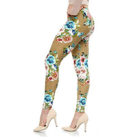 New 2019 Print Flower Leggings Leggins Plus Size Legins Guitar Plaid Thin Nine Pants Fashion Women Clothing Aptitud Trousers